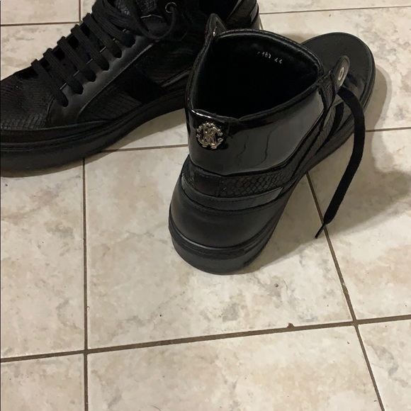 Roberto Cavalli snake detail sneakers 11